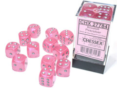 16mm D6 Dice Block Borealis Luminary Pink/Silver 27784