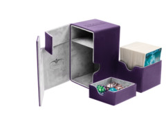 Deck Box Ultimate Guard Flip n Tray Deck Case 80+ Standard Size XenoSkin Purple