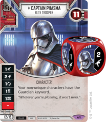 Captain Phasma - Elite Trooper (Sold with matching Die)