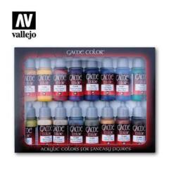 Vallejo Game Colour Advanced 16 Colour Set Acrylic Paint 72298