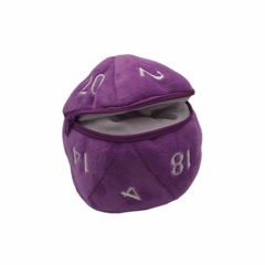 Dungeons & Dragons D20 Plush Dice Bag Purple