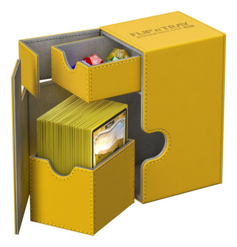 CASE Card Storage Box Deck MTG ULTIMATE GUARD SUPERHIVE AMBER XENOSKIN FLIP 550