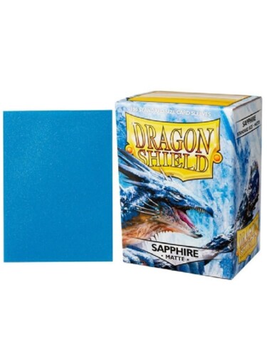 Dragon Shield: Sapphire Matte 100 pack