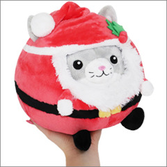 Undercover Squishable Kitty in Santa Disguise