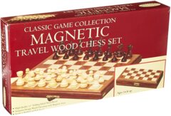 Magnetic Travel Wood Chess Set
