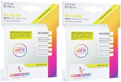 Gamegenic - Big Square Matte Board Game Sleeves