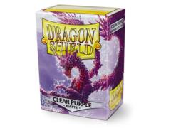Dragon Shield Box of 100: Clear Purple Matte