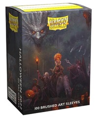 Dragon Shield 100CT Box Brushed Art Sleeves Halloween 2022