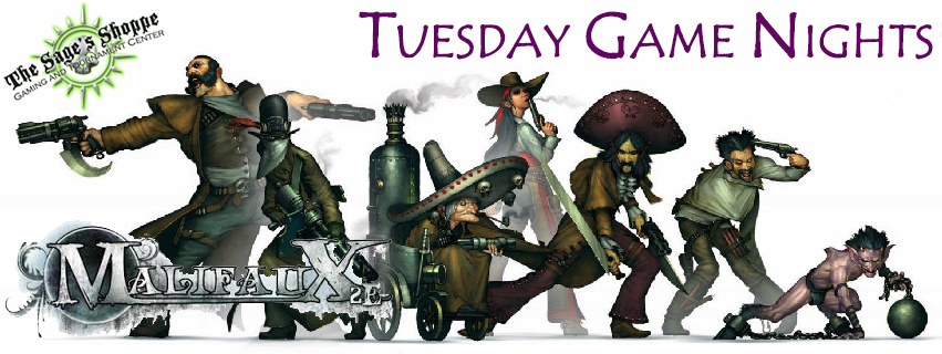 The Sage's Shoppe Gaming and Tournament Center: Malifaux Tuesday Game Nights