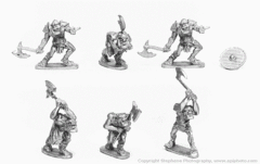 Ghost Miniatures: G02 Orc with Axes (6)