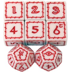 The One Ring RPG: Dice Set - White
