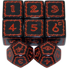 The One Ring RPG: Dice Set - Black