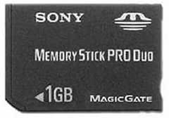 1GB PSP Memory Stick Pro Duo
