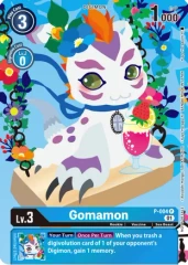 Gomamon - P-004 (Tamer's Card Set 2 Floral Fun) - Digimon Promotion Cards