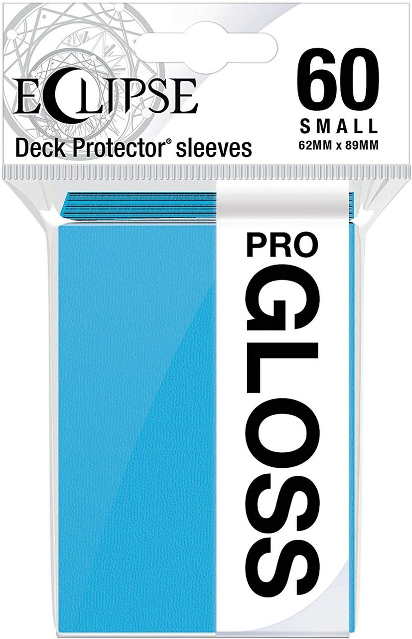 Ultra Pro - Small Deck Protectors: Eclipse Pro-Gloss Sky Blue 60 ct
