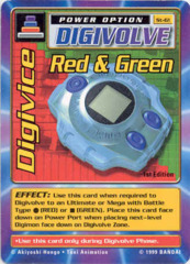 Digivice Red & Green St-61 1st Edition