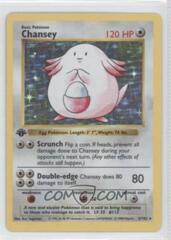 Chansey - Holo - 3/102 1st Edition Shadowless