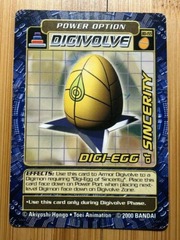 Power Option Digivolve Digi-Egg of Sincerity BO-155