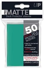 Ultra Pro: 50ct Pro-Matte Aqua Standard Sleeves