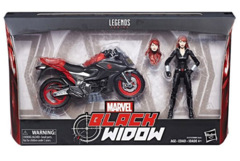 Marvel Legends - Black Widow With Motorcycle