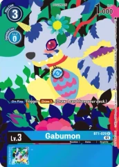Gabumon - BT1-029 (Tamer's Card Set 2 Floral Fun) - Release Special Booster