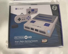 RetroN 2 HD Gaming Console for NES/ Super NES/ Super Famicom (Gray) - Hyperkin