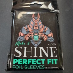 Make it Shine - Premium Perfect Fit Foil Sleeves ct 100 (64mm x 89mm)