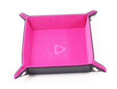 Die Hard Folding Square Tray w/ Pink Velvet