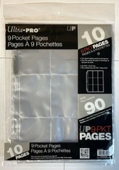 Ultra-Pro 9-pocket Pages(pack of 10 pages)