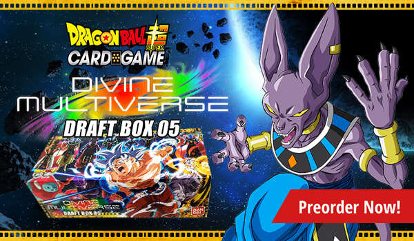 2 X Dragon Ball Super Draft Box 5 Divine Multiverse Pre Order
