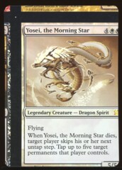 Non Factory Cut (NFC) - Yosei, the Morning Star - Modern Masters Foil _B1026