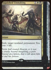 Non Factory Cut (NFC) - Anguished Unmaking - Shadows Over Innistrad Foil _B1037