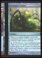 Non Factory Cut (NFC) - Contagion Engine - Scars of Mirrodin Foil _B1053