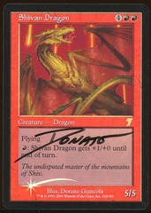 Shivan Dragon - LP Foil Signed _6969