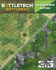 CAT35800C Battletech:  Neoprene  Battlemat- Alpine & Grasslands