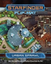 (PZO7305) Starfinder RPG: Flip-Mat - Urban Sprawl
