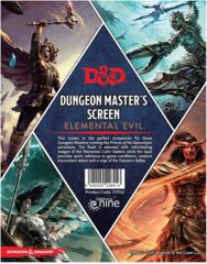WOC73702 Dungeons and Dragons RPG: Elemental Evil - Princes of the Apocalypse DM Screen