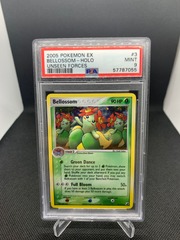 Bellossom - Holo - 3/115 - Unseen Forces - PSA 9 MINT