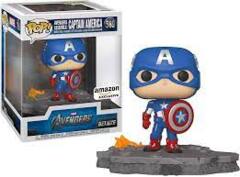 DELUXE Pop! - #589 - Avengers Assemble: Captain America
