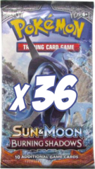 Burning Shadows Booster Bundle (36 packs) (Not a Booster Box)
