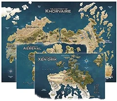 D&D Eberron Nations for Khorvaire Map Set