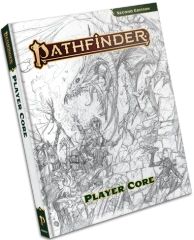Pathfinder 2nd Edition - Remastered Player Core Rulebook - Sketch Cover