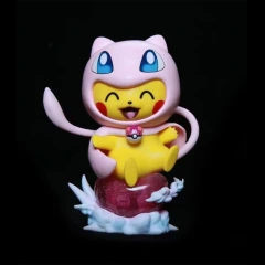 Pikachu with Mew Outfit - Figurine