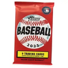 2023 Topps Baseball - Heritage Pack (9 cards)