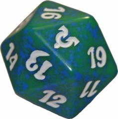 MTG Spin Down Life Counter D20 Dice Avacyn Restored Green