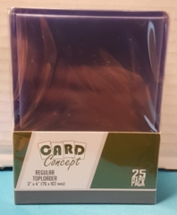 Card Concept Clear 3 X 4 (25 per pack) Top Loaders
