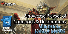 Murders at Karlov Manor -  Complete Set of Commons/Uncommons (Showcase Variants) x4!