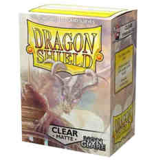 Dragon Shield - Sleeves 100ct (Standard) - Matte Non-Glare CLEAR