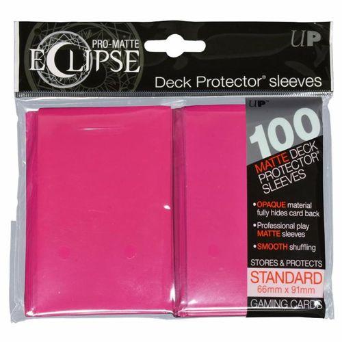 Ultra Pro - Pro Matte Eclipse: Deck Protector 100 Count Pack - Hot Pink
