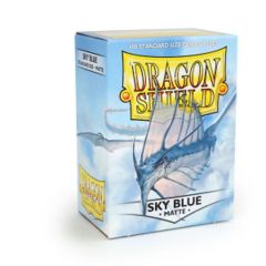 Dragon Shield - Sleeves 100ct (Standard) - Matte SKY BLUE